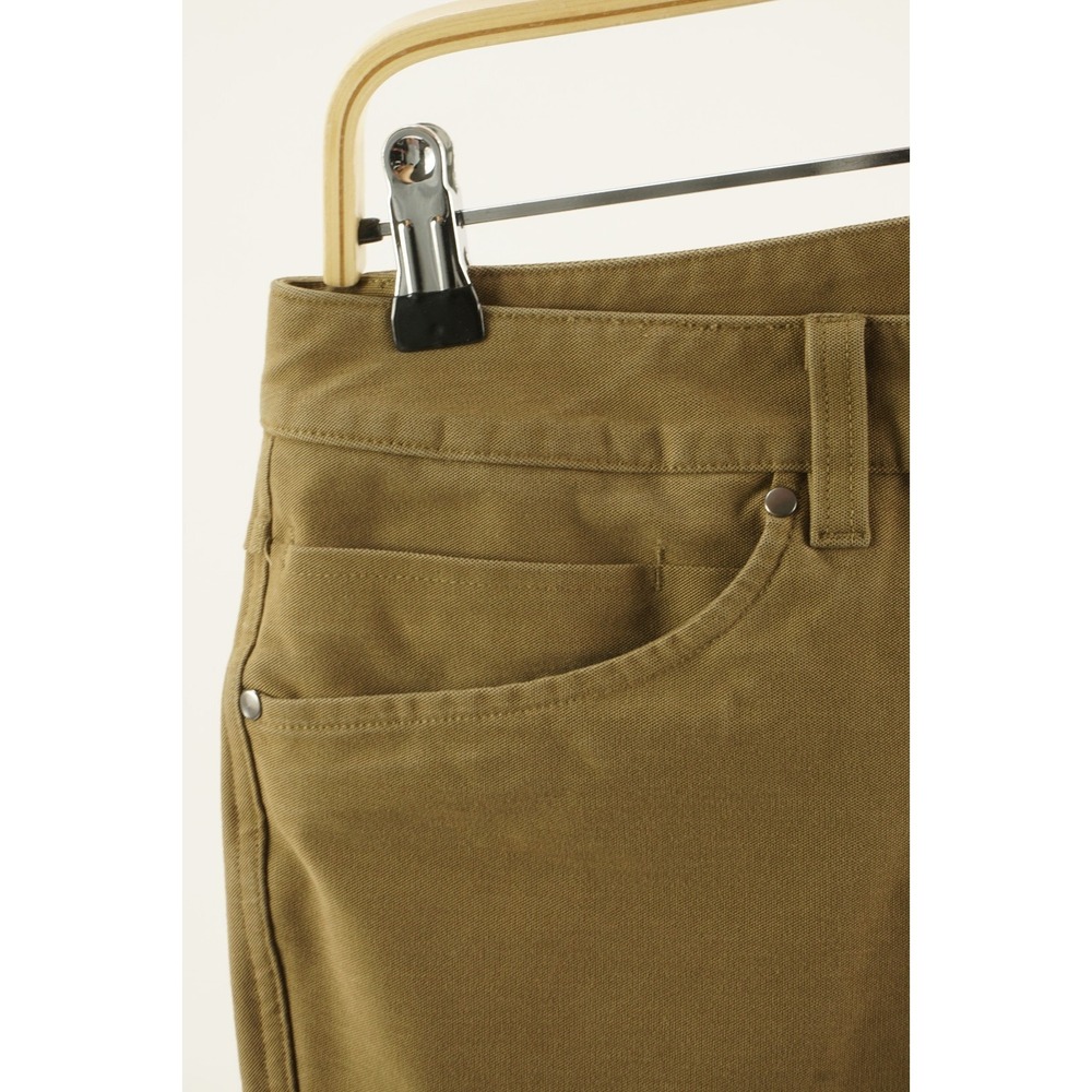 Lululemon Abc Classic Five Pocket Pants Men's 30 X 30 Tan Brown Stretch Jeans View 5